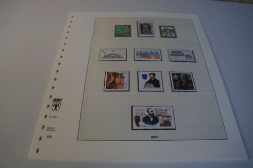 Bund Jahrgang 1997 postfrisch + gestempelt komplett inkl. Lindner T