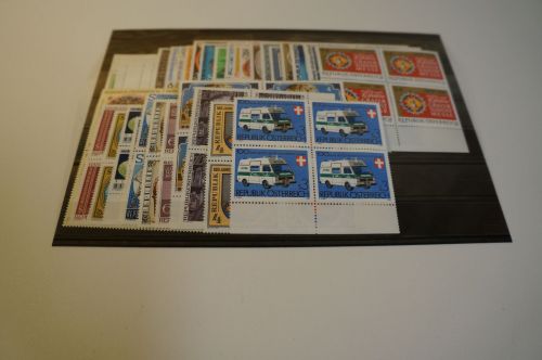 Österreich Jahrgang 1981 postfrisch Viererblock