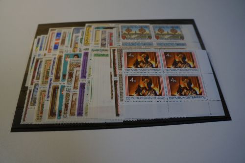 Österreich Jahrgang 1986 postfrisch Viererblock