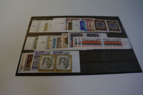 Österreich Jahrgang 1977 postfrisch waagrechte Paare