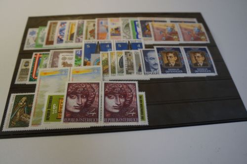 Österreich Jahrgang 1982 postfrisch waagrechte Paare