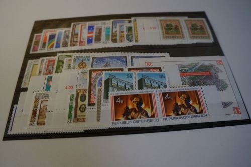 Österreich Jahrgang 1986 postfrisch waagrechte Paare