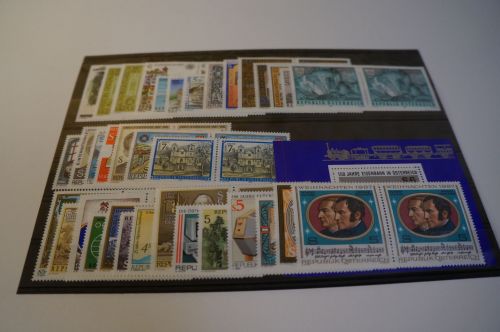 Österreich Jahrgang 1987 postfrisch waagrechte Paare