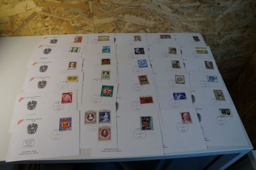 Österreich Jahrgang 1980 FDC komplett