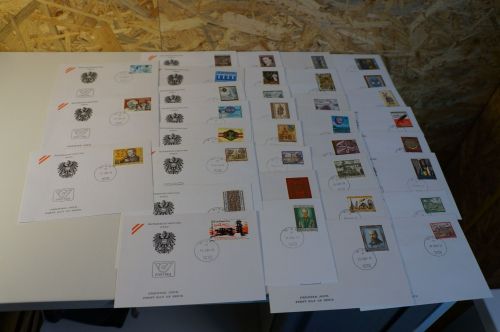 Österreich Jahrgang 1984 FDC komplett