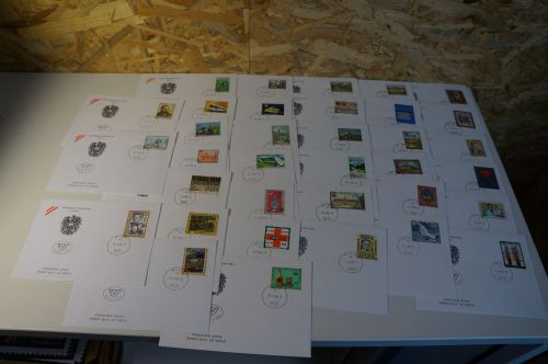 Österreich Jahrgang 1988 FDC komplett