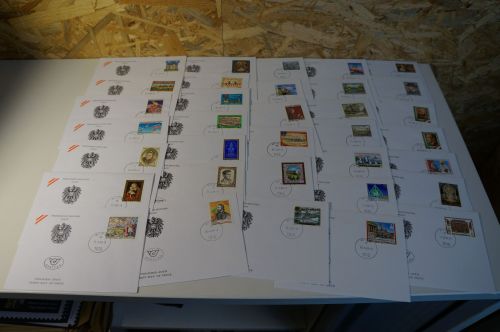 Österreich Jahrgang 1989 FDC komplett