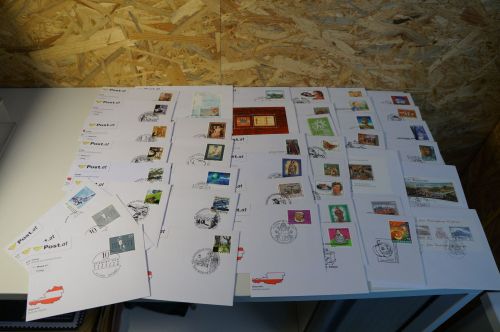 Österreich Jahrgang 2005 FDC fast komplett