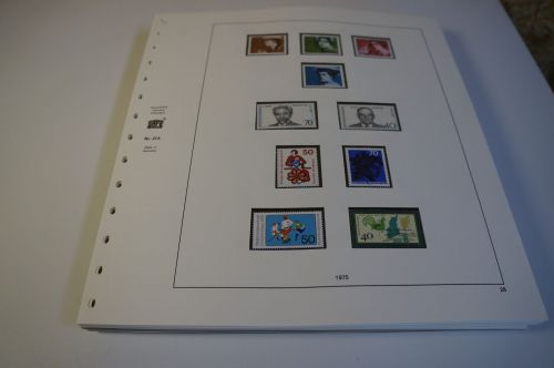 Bund 1975-1989 postfrisch komplett inkl. Safe falzlos Vordruck