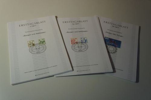 Bund ETB Ersttagsblätter Jahrgang 1977 komplett