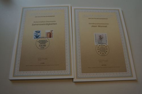 Bund ETB Ersttagsblätter Jahrgang 1988 komplett