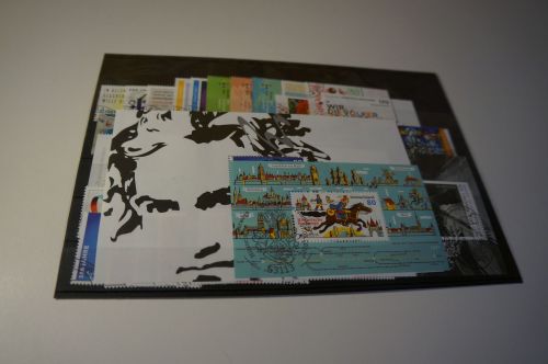 Bund Jahrgang 2020 gestempelt ohne Selbstklebende komplett