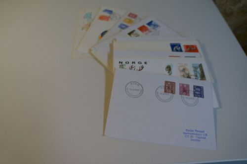 Norwegen FDC 1970-1974 komplett