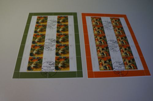Bund Michel 2569-2570 10er Bogen Esst Weihnachten