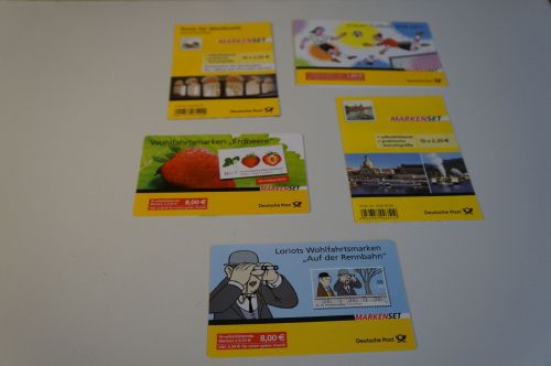 Bund Markenheftchen 81-85 gestempelt,