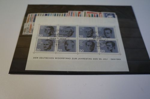 Bund 1964 gestempelt komplett