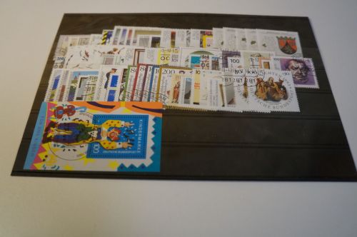Bund Jahrgang 1993 gestempelt komplett