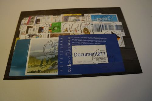 Bund Jahrgang 2002 komplett ohne selbstklebende gestempelt