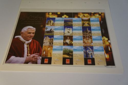 Israel Michel 1943 Bogen Papst Benedikt postfrisch