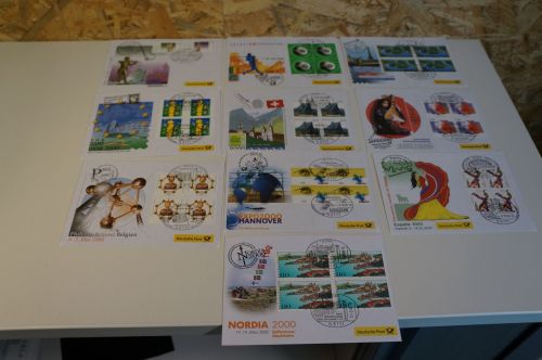Dt. Post Messebriefe Jahrgang 2000 komplett