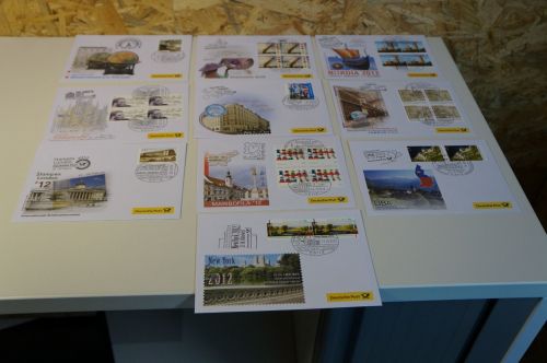 Dt. Post Messebriefe Jahrgang 2012 komplett