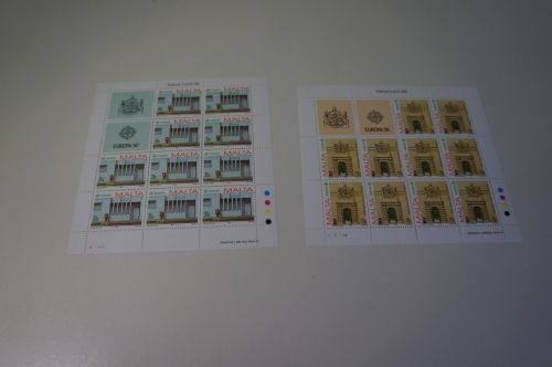 Malta Michel 831-832 Kleinbogen postfrisch Europa 1990
