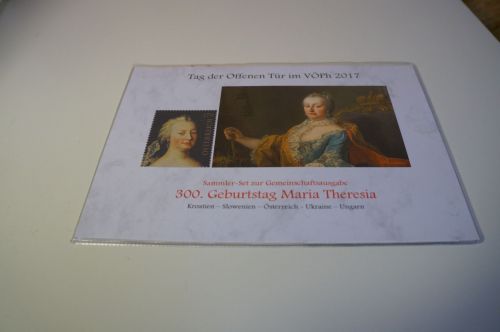 Österreich Folder Maria Theresia 2017 mit 5 Blocks postfrisch
