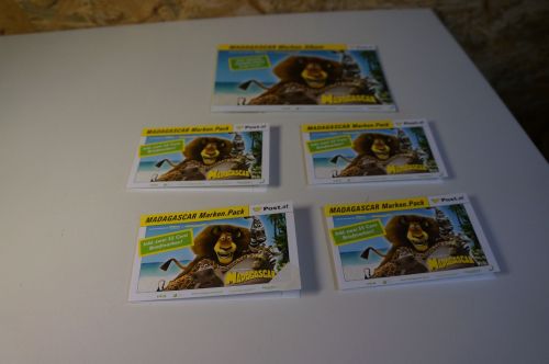 Österreich Sammelalbum Madagascar + 4 versch. MH postfrisch