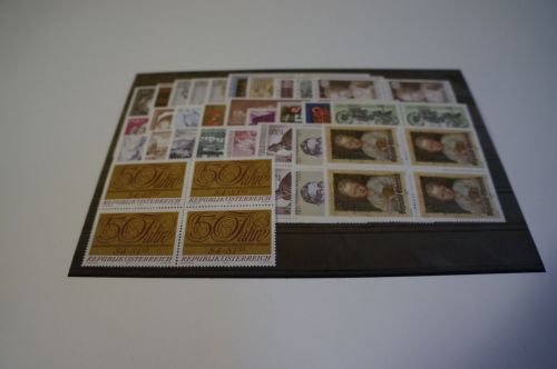 Österreich Jahrgang 1971 Viererblock postfrisch komplett