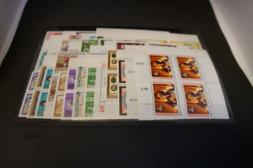 Österreich Jahrgang 1986 Viererblock postfrisch komplett