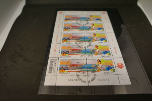 Monaco Michel 3128-3129 Kleinbogen gestempelt Ökologie