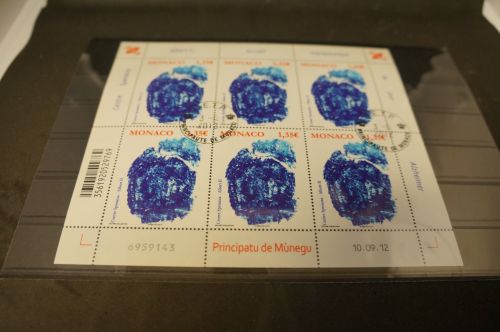 Monaco Michel 3114 Kleinbogen gestempelt Alzheimer