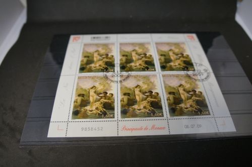 Monaco Michel 2968 Kleinbogen gestempelt Gemälde