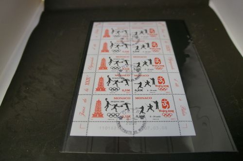 Monaco Michel 2884/2885 Kleinbogen gestempelt Olympia 2008