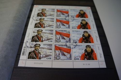 Monaco Michel 2910-2913 Kleinbogen gestempelt Polarjahr