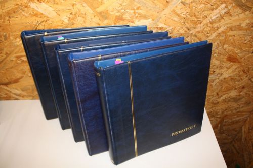 Schaubek Deutschland Privatpost ca. 2005-2010 in 5 Alben