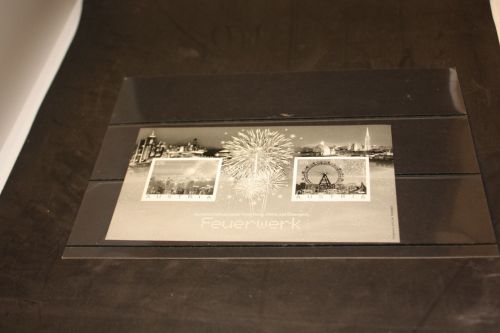 Österreich Michel Bl. 34 ANK Bl. 38 Schwarzdruck Block