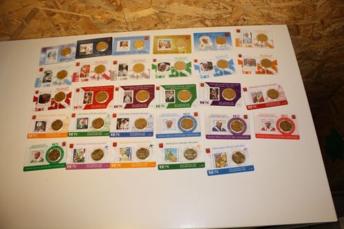 Vatikan Satp Coincard Nr. 1-29 komplett