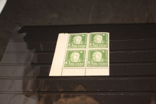 Bund Michel 149 Eckrand Viererblock postfrisch