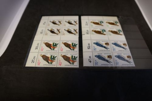 Bund Michel 754-757 Eckrand Viererblocks postfrisch