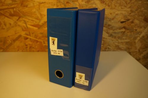 Berlin ETB 1975-1990 komplett in 2 Ordnern