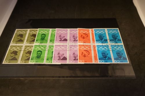 Bund Michel 561-565 Viererblocks gestempelt
