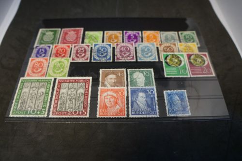 Bund Jahrgang 1950-51 komplett gestempelt