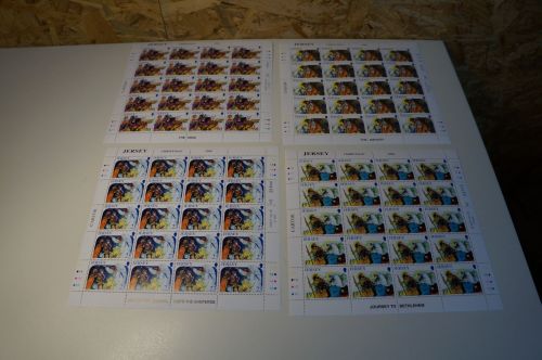 Jersey Michel 760-763 Kleinbogen postfrisch Weihnachten