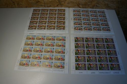 Jersey Michel 805-808 Kleinbogen postfrisch Weihnachten