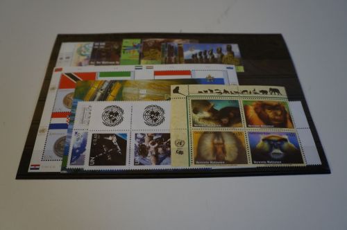 UNO Wien Jahrgang 2007 postfrisch mit Grußmarke