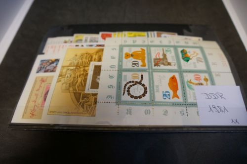 DDR Jahrgang 1981 postfrisch komplett