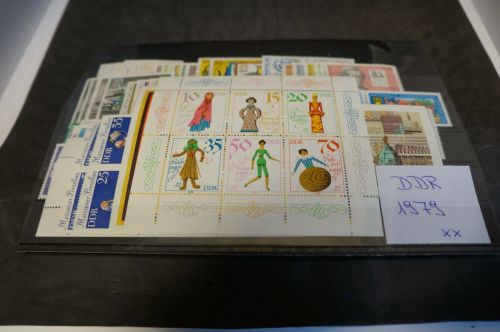 DDR Jahrgang 1979 postfrisch komplett