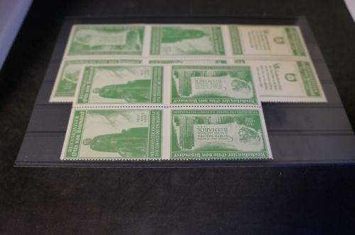 Lot Vignetten Otto Bismark 1965 grün