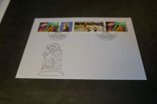 Schweiz Michel 1706 mit Zudruck Schweiz zu Gast in Sindelfingen FDC